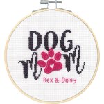 (image for) Round Dog Mom Counted Cross Stitch Kit